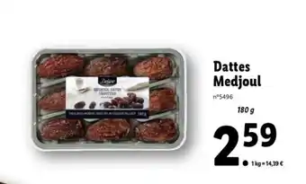 Lidl Dattes Medjoul offre