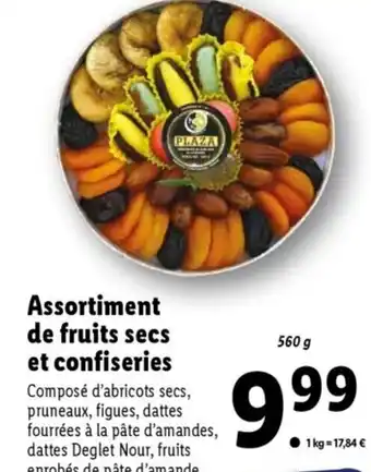 Lidl Assortiment de Fruits Secs et Confiseries offre