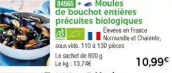 Thiriet Moules De Bouchot Entières offre