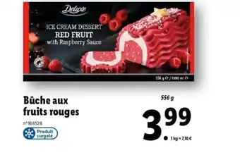Lidl Bûche Aux Fruits Rouges offre