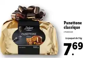 Lidl Panettone Classique offre