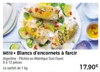 Thiriet Blancs d'Encornets à Farcir offre