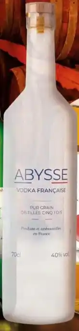 Lidl Vodka Française Abysse offre
