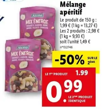 Lidl Mélange Apéritif offre
