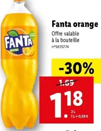 Lidl Fanta Orange offre