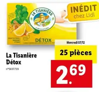 Lidl La Tisanière Détox offre