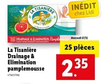 La TisaniĂšre Drainage & Elimination Pamplemousse