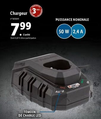 Lidl Chargeur offre