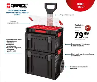 Lidl Set Boîtes à Outils offre