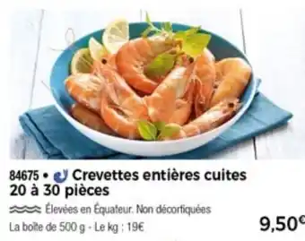 Thiriet Crevettes Entières Cuites offre