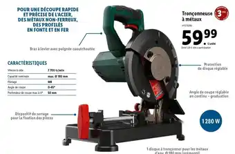 Lidl Tronçonneuse à Métaux offre