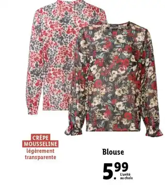 Lidl Blouse offre