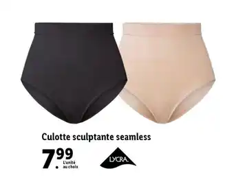 Lidl Culotte Sculptante Seamless offre