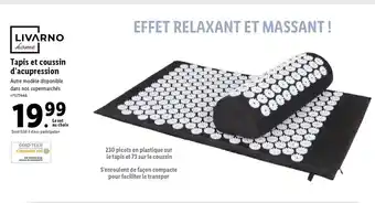Lidl Tapis et Coussin d'Acupresssion offre