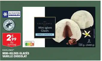 ALDI Mini-Igloos Glacés Vanille Chocolat offre