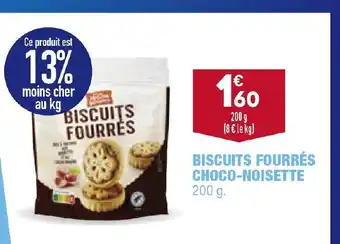 ALDI Biscuits Fourrés Choco-Noisette offre