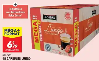 ALDI 48 Capsules Lungo offre
