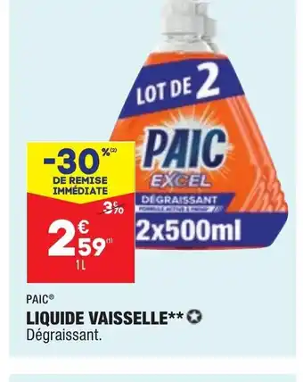 ALDI Liquide Vaisselle offre