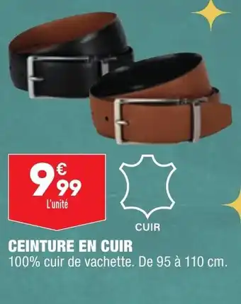 ALDI Ceinture en Cuir offre