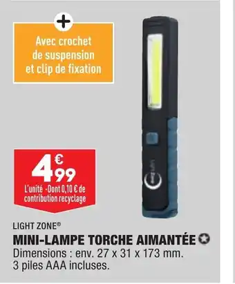 Mini-Lampe Torche Aimantée