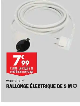 ALDI Rallonge électrique de 5 M offre