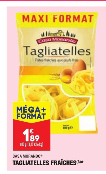 ALDI Tagliatelles Fraîches offre