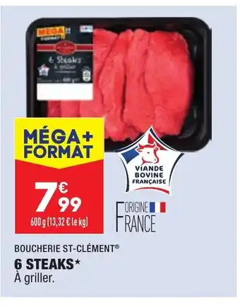 ALDI 6 Steaks offre
