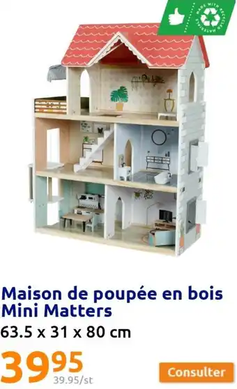 Maison de Poupée en Bois Mini Matters