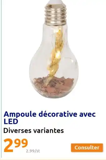 Action Ampoule Décorative Avec LED offre