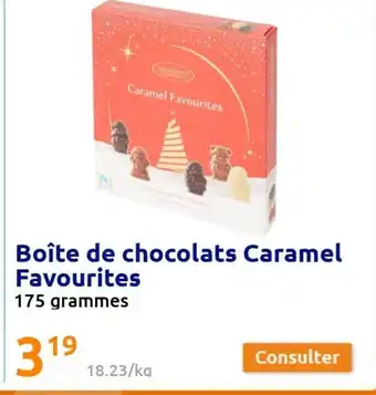 Action Boîte de Chocolats Caramel Favourites offre