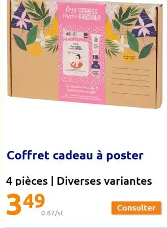 Action Coffret Cadeau à Poster offre