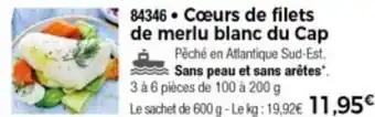 Thiriet Cœurs De Filets De Merlu Blanc Du Cap offre