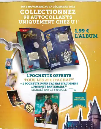 Super U Collectionnez 90 Autocollants Uniquement Chez U offre