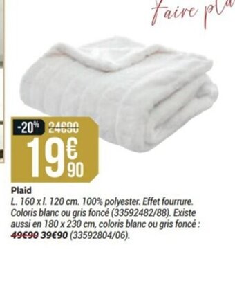 Bricorama Plaid offre