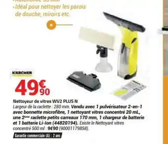 Bricorama Nettoyeur de Vitres WV2 Plus N offre
