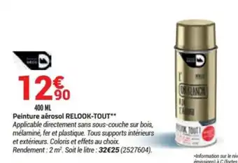 Bricorama Peinture Aerosol Relook Tout offre