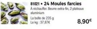 Thiriet 24 Moules Farcies offre