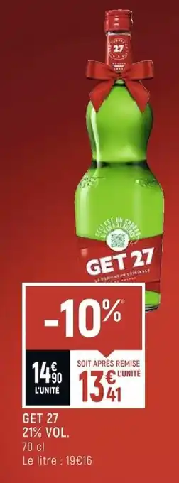 Petit Casino Get 27 21%vol 70cl offre