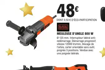 E.Leclerc Brico Meuleuse d'angle 800w offre