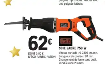E.Leclerc Brico Scie Sabre 750w offre