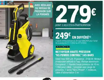 E.Leclerc Brico Nettoyeur Haute Pression K5 Power Control offre