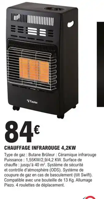 E.Leclerc Brico Chauffage Infrarouge 4,2kw offre
