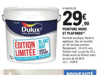 E.Leclerc Brico Peinture Murs Et Plafonds offre