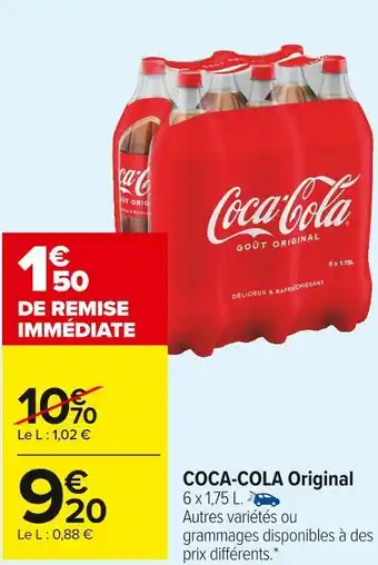 Carrefour Market Coca-cola coca-cola original offre