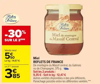 Carrefour Market Reflets de france miel offre