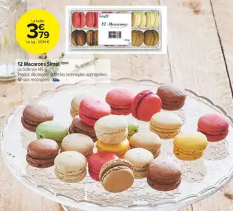 Simpl 12 macarons