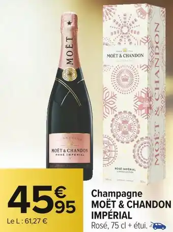 Carrefour Market Moët & chandon champagne impérial offre