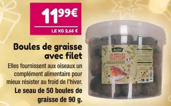 Point Vert Belcanto boules de graisse avec filet offre