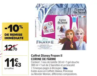 Carrefour Market Corine de farme coffret disney frozen ii offre