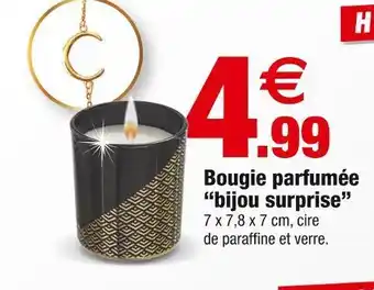 Bazarland Bougie parfumée “bijou surprise” offre